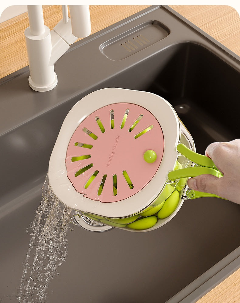 Faucet Vegetable Washing Fruit Drain Basket