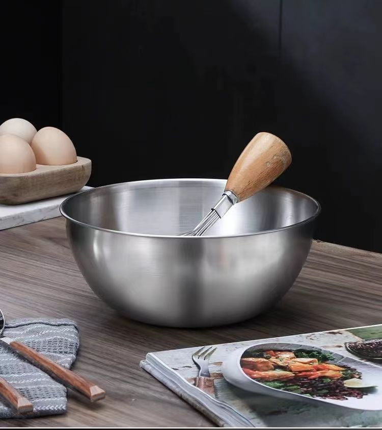 Stainless Steel Mixing Bowl with Scale