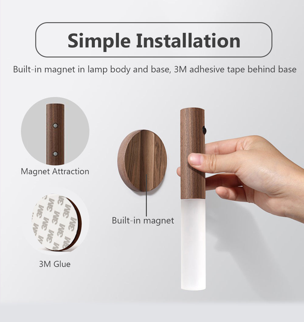 Magnetic Sensor Wall Light