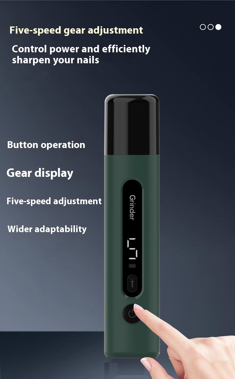 Rechargeable & Quiet Pet Nail Grinder with LED Light