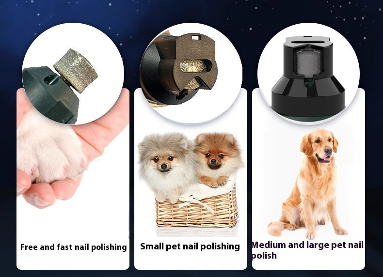 Rechargeable & Quiet Pet Nail Grinder with LED Light