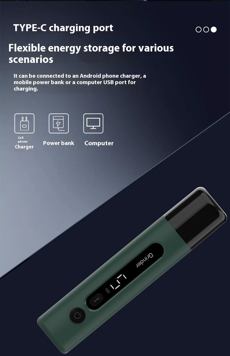 Rechargeable & Quiet Pet Nail Grinder with LED Light