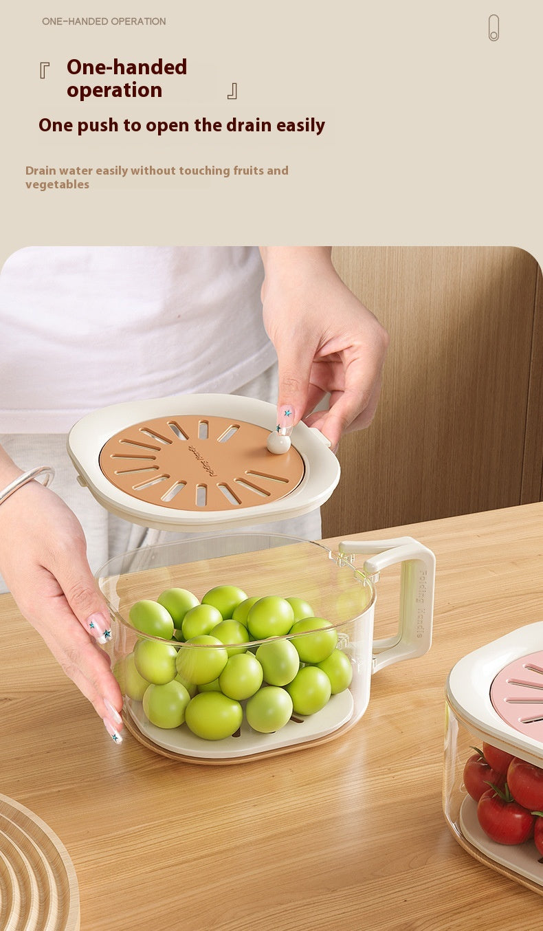 Faucet Vegetable Washing Fruit Drain Basket